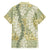 Vintage Puakenikeni and Maile Lei Family Matching Off Shoulder Short Dress and Hawaiian Shirt Hawaiian Style Tribal Tapa Double Strand Lei