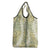 Vintage Puakenikeni and Maile Lei Grocery Bag Hawaiian Style Tribal Tapa Double Strand Lei
