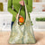 Vintage Puakenikeni and Maile Lei Grocery Bag Hawaiian Style Tribal Tapa Double Strand Lei