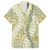 Vintage Puakenikeni and Maile Lei Hawaiian Shirt Hawaiian Style Tribal Tapa Double Strand Lei