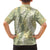 Vintage Puakenikeni and Maile Lei Hawaiian Shirt Hawaiian Style Tribal Tapa Double Strand Lei
