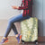 Vintage Puakenikeni and Maile Lei Luggage Cover Hawaiian Style Tribal Tapa Double Strand Lei