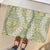 Vintage Puakenikeni and Maile Lei Rubber Doormat Hawaiian Style Tribal Tapa Double Strand Lei