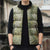 Vintage Puakenikeni and Maile Lei Sleeveless Puffer Jacket Hawaiian Style Tribal Tapa Double Strand Lei - Polynesian Pride