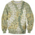 Vintage Puakenikeni and Maile Lei Sweatshirt Hawaiian Style Tribal Tapa Double Strand Lei