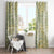 Vintage Puakenikeni and Maile Lei Window Curtain Hawaiian Style Tribal Tapa Double Strand Lei