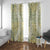 Vintage Puakenikeni and Maile Lei Window Curtain Hawaiian Style Tribal Tapa Double Strand Lei