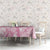 Pink Puakenikeni and Maile Lei Tablecloth Hawaiian Style Tribal Tapa Double Strand Lei