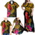 Personalised Papua New Guinea Rugby Family Matching Off Shoulder Maxi Dress and Hawaiian Shirt PNG Kumuls Champions Pacific Bowl LT9 - Polynesian Pride