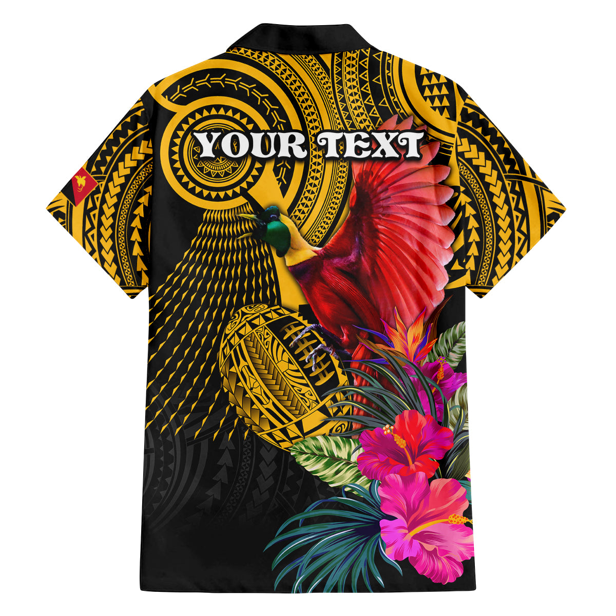Personalised Papua New Guinea Rugby Family Matching Puletasi Dress and Hawaiian Shirt PNG Kumuls Champions Pacific Bowl LT9 - Polynesian Pride
