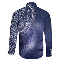 New Zealand Galaxy Fern Family Matching Tank Maxi Dress and Hawaiian Shirt LT9 - Polynesian Pride