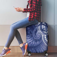 New Zealand Galaxy Fern Luggage Cover