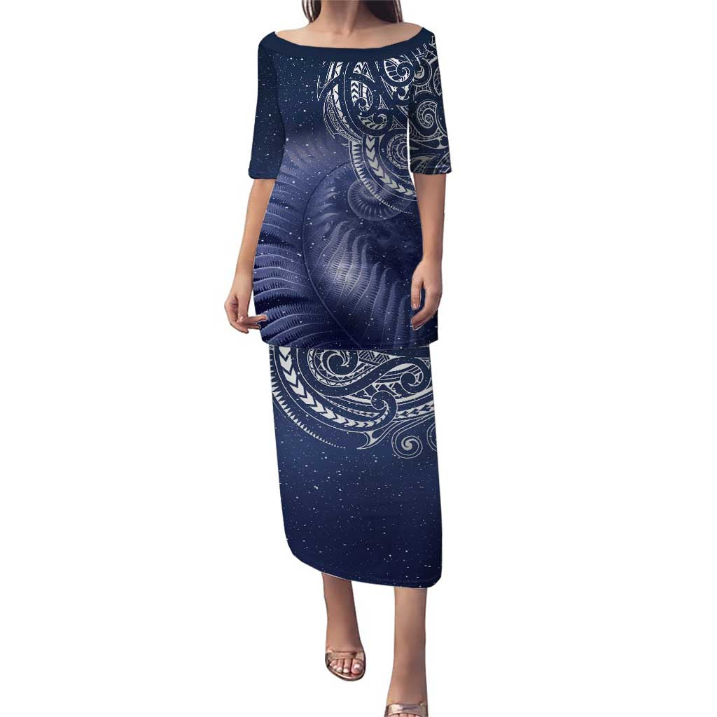 New Zealand Galaxy Fern Puletasi