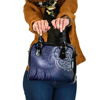 New Zealand Galaxy Fern Shoulder Handbag