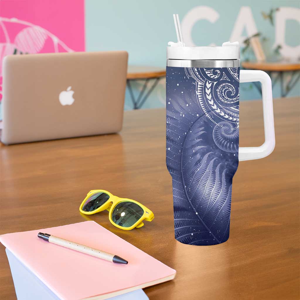New Zealand Galaxy Fern Tumbler With Handle