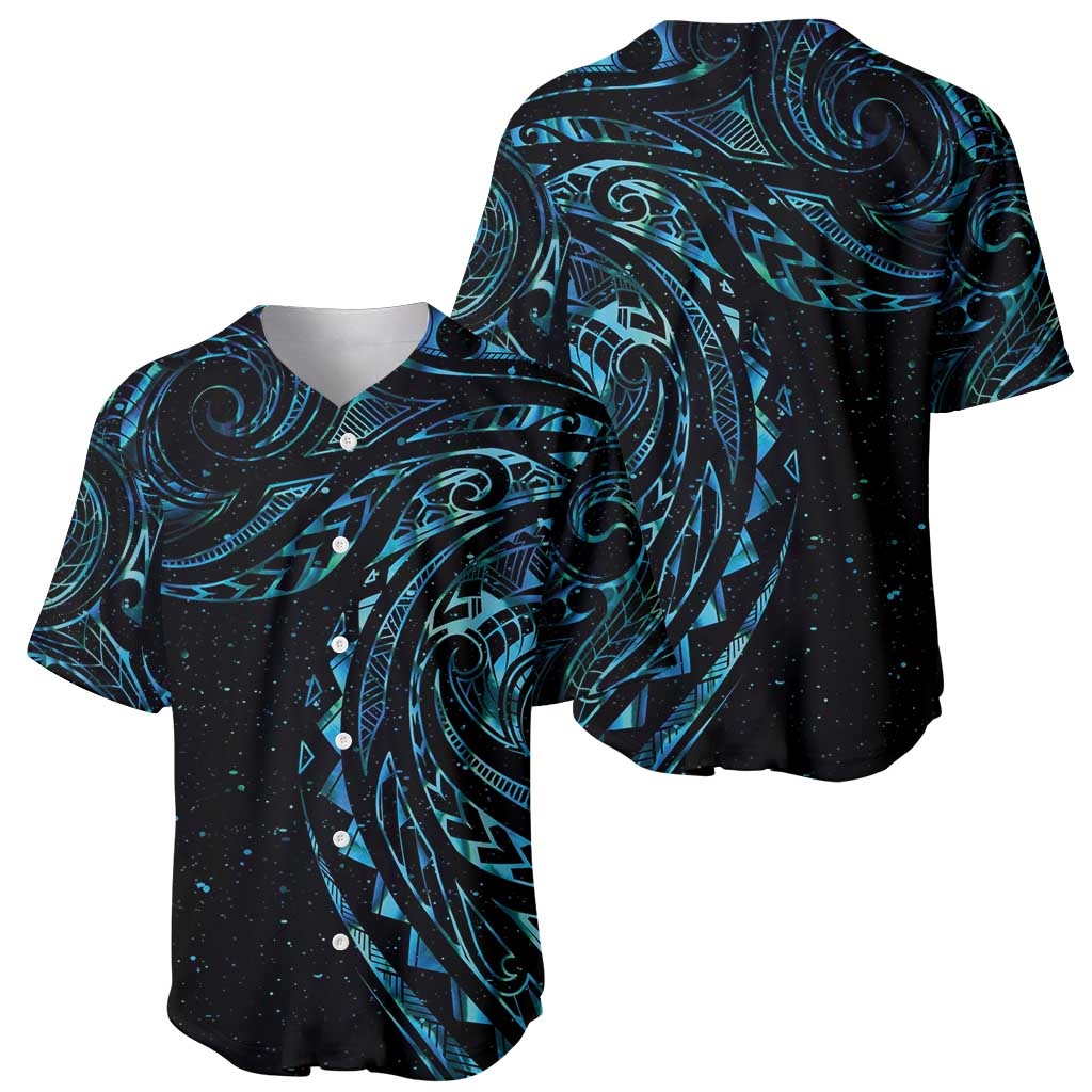 New Zealand Tribal Tattoo Baseball Jersey With Matariki Art LT9 - Polynesian Pride