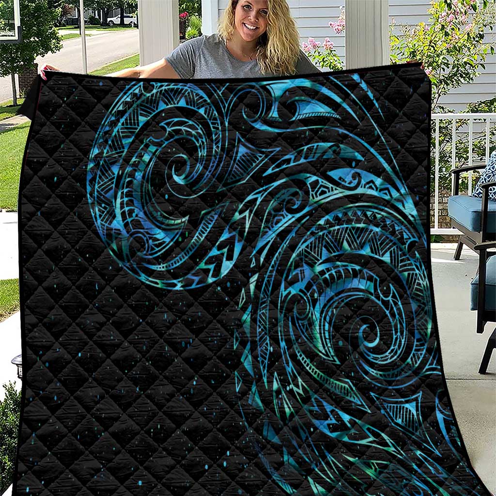 New Zealand Tribal Tattoo Quilt With Matariki Art LT9 Galaxy - Polynesian Pride