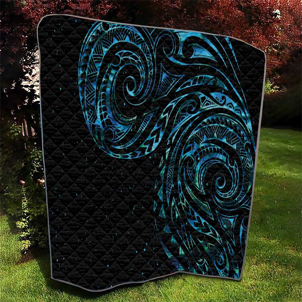 New Zealand Tribal Tattoo Quilt With Matariki Art