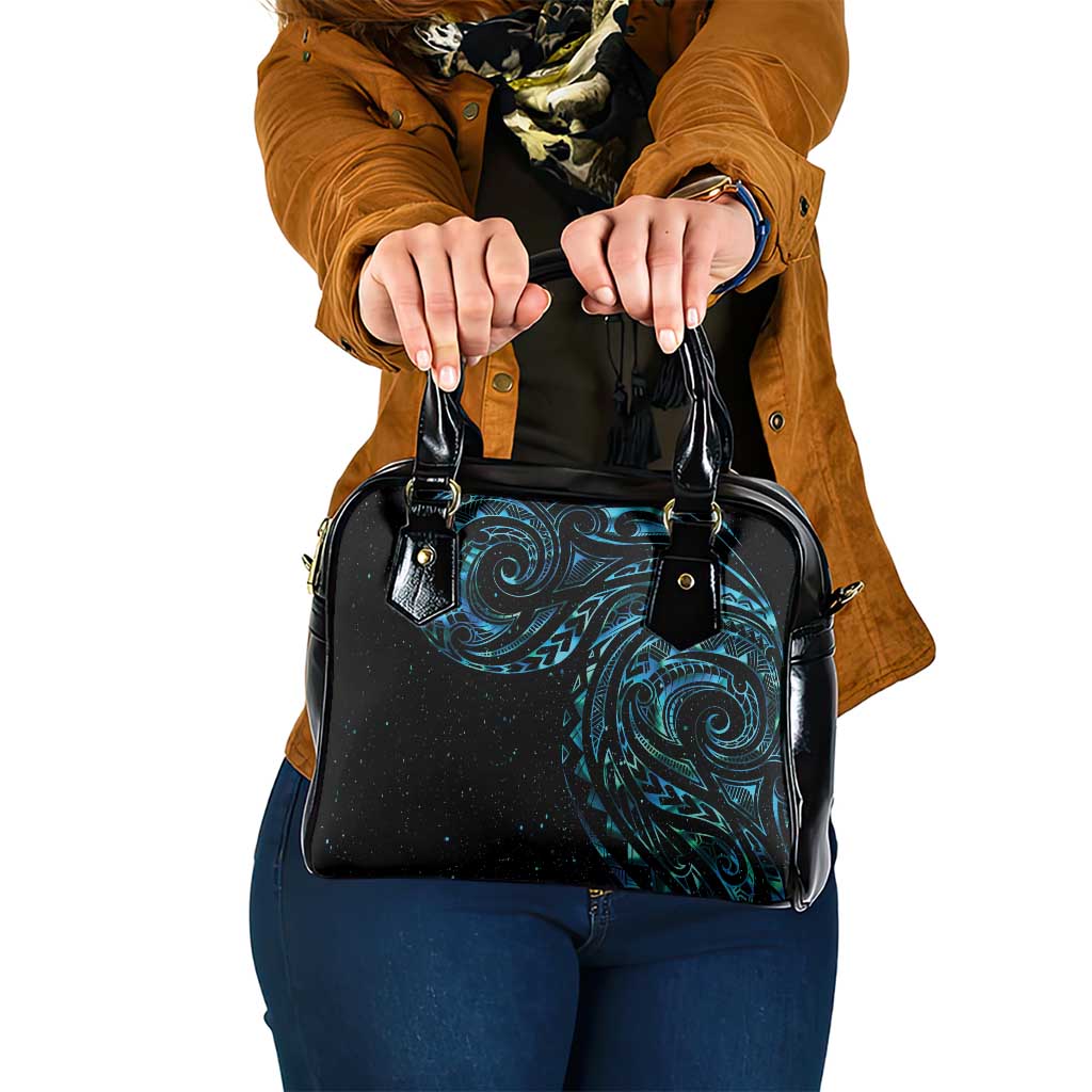 New Zealand Tribal Tattoo Shoulder Handbag With Matariki Art LT9 One Size Galaxy - Polynesian Pride