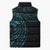 New Zealand Matariki Sleeveless Puffer Jacket Galaxy Maori Tribal Tattoo - Polynesian Pride
