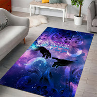 I Love You In Every Universe Personalised Area Rug Polynesian Pattern Galaxy Style LT9 - Polynesian Pride