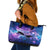 I Love You In Every Universe Personalised Leather Tote Bag Polynesian Pattern Galaxy Style LT9 Galaxy - Polynesian Pride