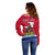 Haiti Independence Day Off Shoulder Sweater Libete Egalite Fratenite Ayiti 1804 With Polynesian Pattern LT9 - Polynesian Pride