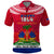 Haiti Independence Day Polo Shirt Libete Egalite Fratenite Ayiti 1804 With Polynesian Pattern LT9 Red - Polynesian Pride