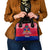 Haiti Independence Day Shoulder Handbag Libete Egalite Fratenite Ayiti 1804 With Polynesian Pattern LT9 - Polynesian Pride