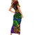 New Zealand LGBT Fern Heart Short Sleeve Bodycon Dress Dont judge What You Dont Understand LT9 - Polynesian Pride
