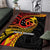 Papua New Guinea Tribal Tattoo Area Rug 50th Independence Anniversary