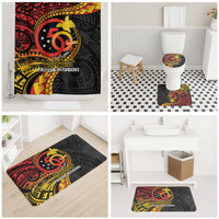 Papua New Guinea Tribal Tattoo Bathroom Set 50th Independence Anniversary - Polynesian Pride