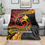 Papua New Guinea Tribal Tattoo Blanket 50th Independence Anniversary