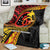 Papua New Guinea Tribal Tattoo Blanket 50th Independence Anniversary