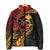 Papua New Guinea Tribal Tattoo Padded Jacket 50th Independence Anniversary - Polynesian Pride