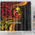 Papua New Guinea Tribal Tattoo Shower Curtain 50th Independence Anniversary