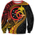 Papua New Guinea Tribal Tattoo Sweatshirt 50th Independence Anniversary
