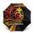 Papua New Guinea Tribal Tattoo Umbrella 50th Independence Anniversary - Polynesian Pride