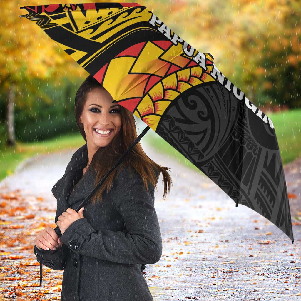 Papua New Guinea Tribal Tattoo Umbrella 50th Independence Anniversary - Polynesian Pride