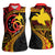 Papua New Guinea Tribal Tattoo Women Sleeveless Polo Shirt 50th Independence Anniversary
