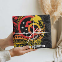 Papua New Guinea Tribal Tattoo Wrapping Paper 50th Independence Anniversary - Polynesian Pride