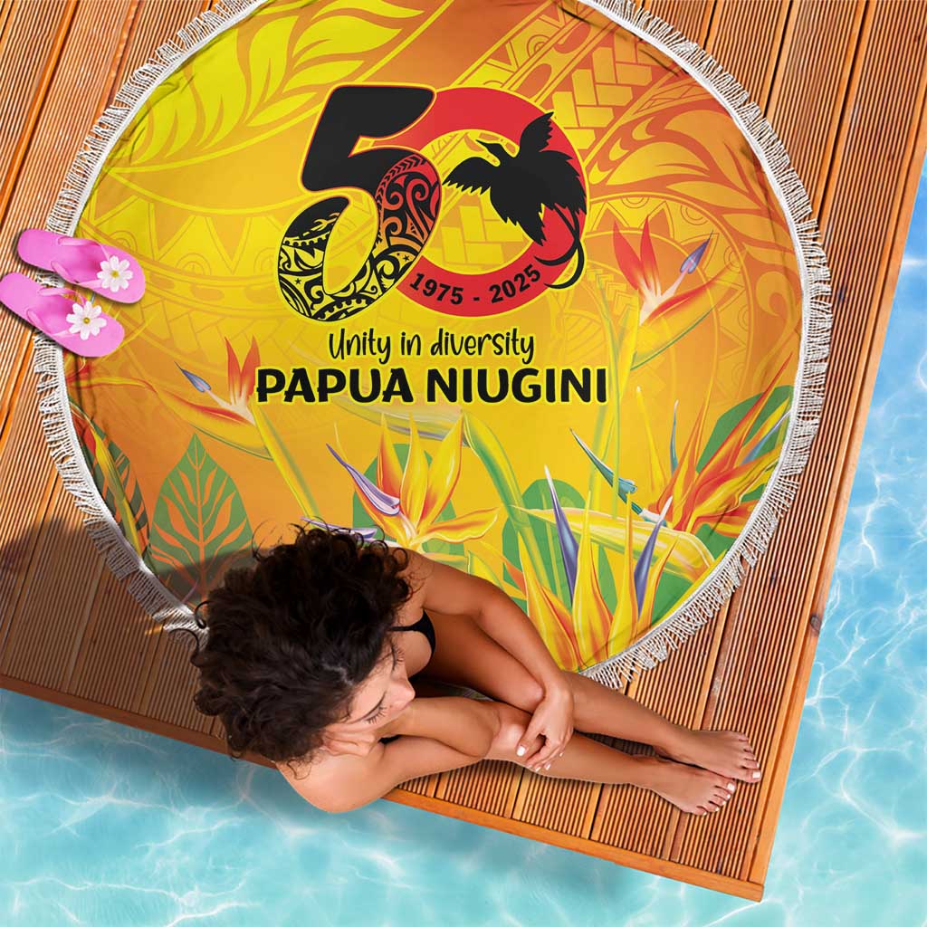 Papua New Guinea Unity in Diversity Beach Blanket 50th Indipendens Papua Niugini