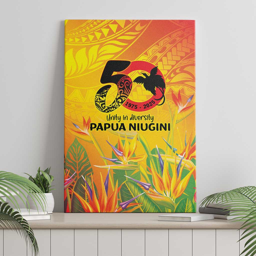 Papua New Guinea Unity in Diversity Canvas Wall Art 50th Indipendens Papua Niugini