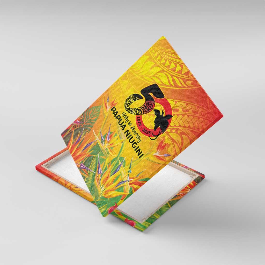 Papua New Guinea Unity in Diversity Canvas Wall Art 50th Indipendens Papua Niugini