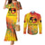 Papua New Guinea Unity in Diversity Couples Matching Mermaid Dress and Long Sleeve Button Shirt 50th Indipendens Papua Niugini
