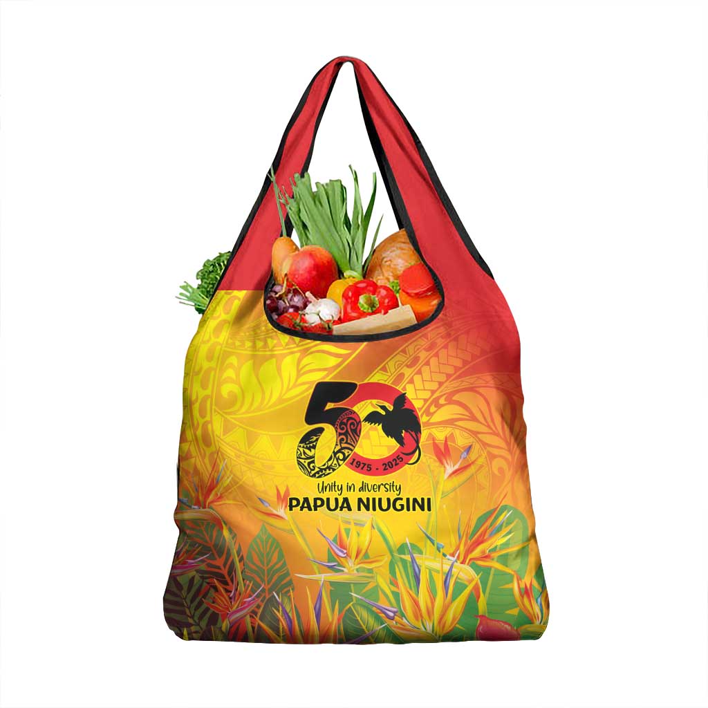 Papua New Guinea Unity in Diversity Grocery Bag 50th Indipendens Papua Niugini