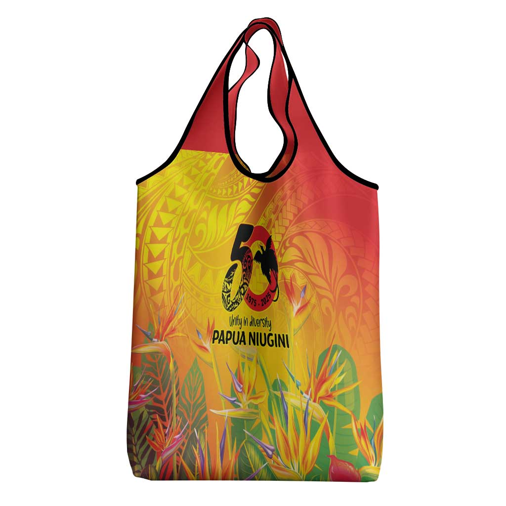 Papua New Guinea Unity in Diversity Grocery Bag 50th Indipendens Papua Niugini