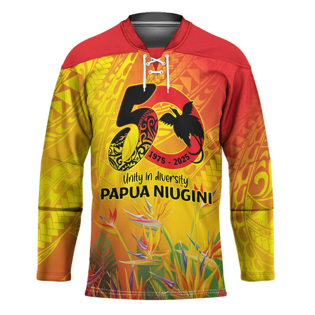 Papua New Guinea Unity in Diversity Hockey Jersey 50th Indipendens Papua Niugini - Polynesian Pride