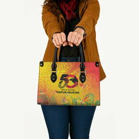 Papua New Guinea Unity in Diversity Leather Bag 50th Indipendens Papua Niugini - Polynesian Pride