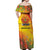 Papua New Guinea Unity in Diversity Off Shoulder Maxi Dress 50th Indipendens Papua Niugini